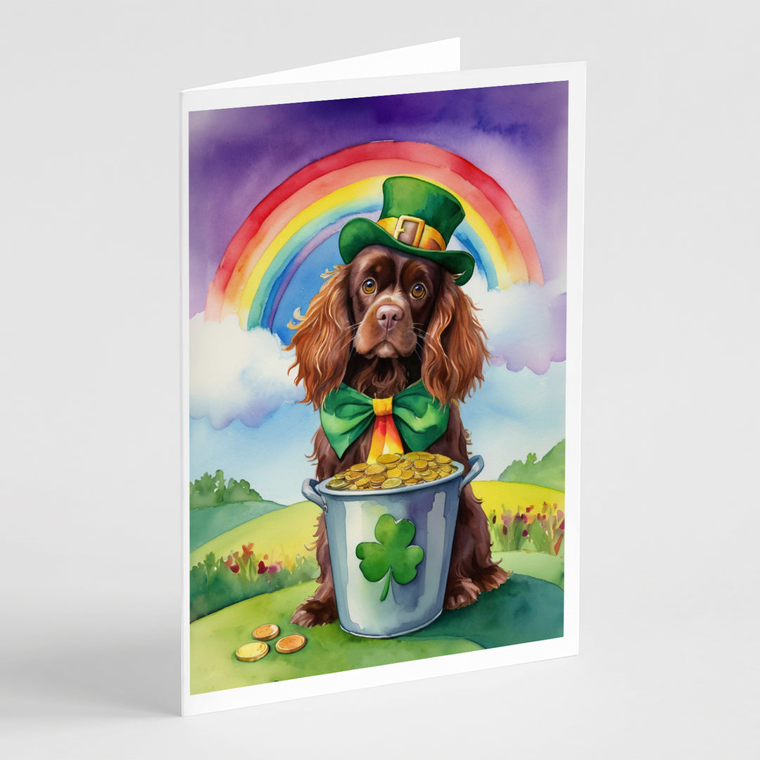 Yorkshire Terrier St Patricks Day Greeting Cards Pack of 8 Image 5