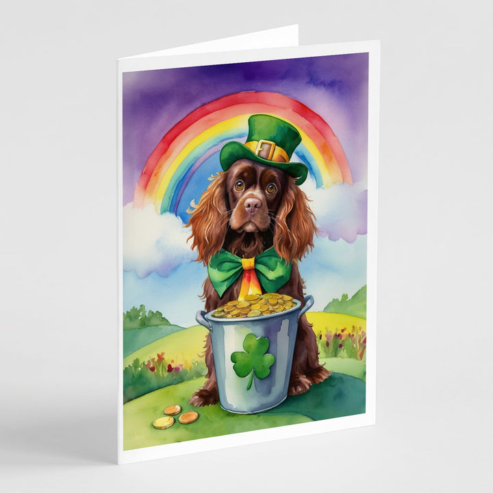 Yorkshire Terrier St Patricks Day Greeting Cards Pack of 8 Image 1