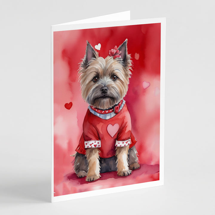 Yorkshire Terrier My Valentine Greeting Cards Pack of 8 Image 7