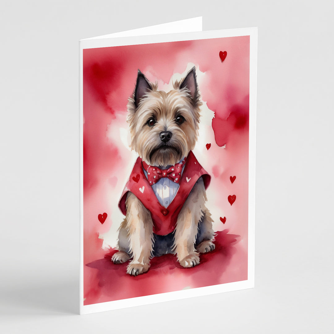 Yorkshire Terrier My Valentine Greeting Cards Pack of 8 Image 8