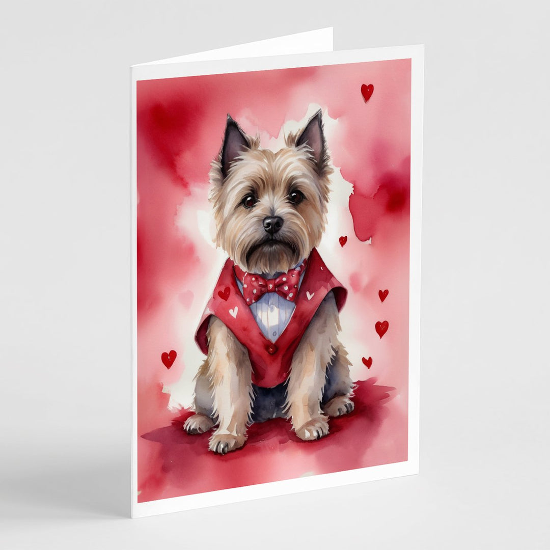 Yorkshire Terrier My Valentine Greeting Cards Pack of 8 Image 1