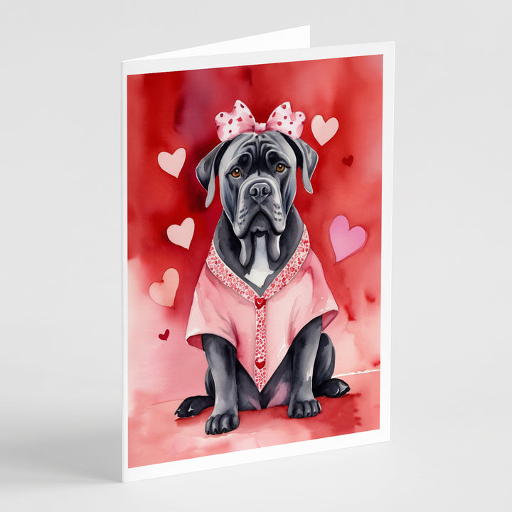 Yorkshire Terrier My Valentine Greeting Cards Pack of 8 Image 9