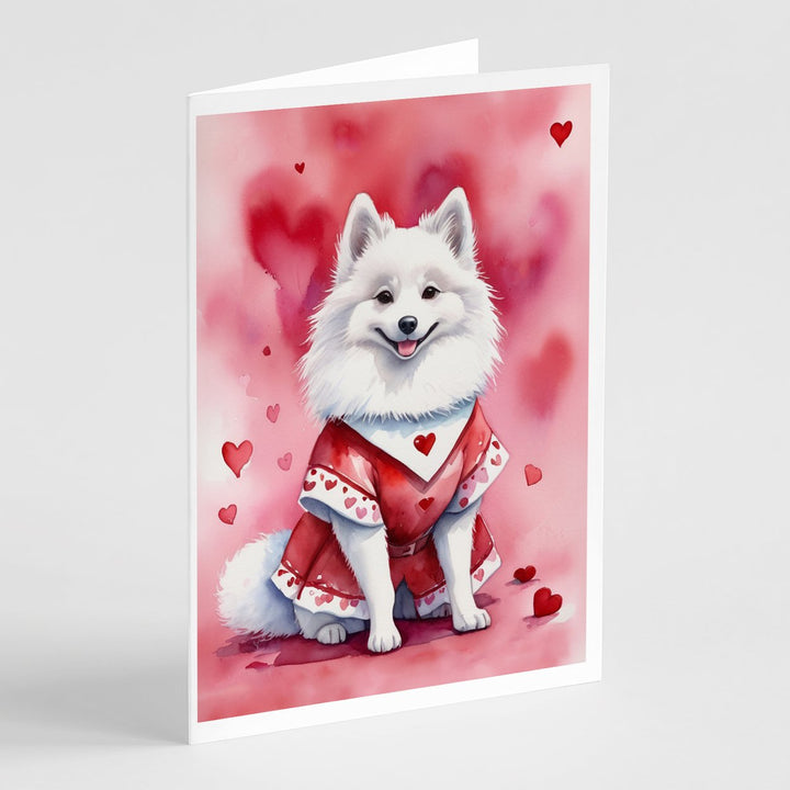 Yorkshire Terrier My Valentine Greeting Cards Pack of 8 Image 1