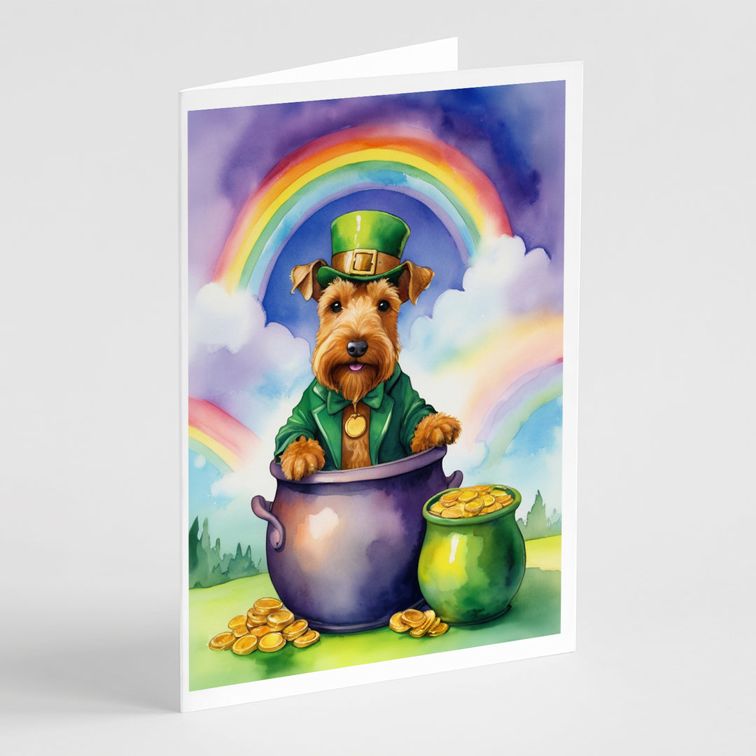 Yorkshire Terrier St Patricks Day Greeting Cards Pack of 8 Image 12