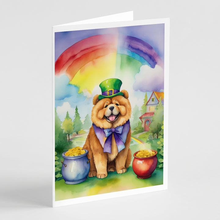 Yorkshire Terrier St Patricks Day Greeting Cards Pack of 8 Image 2