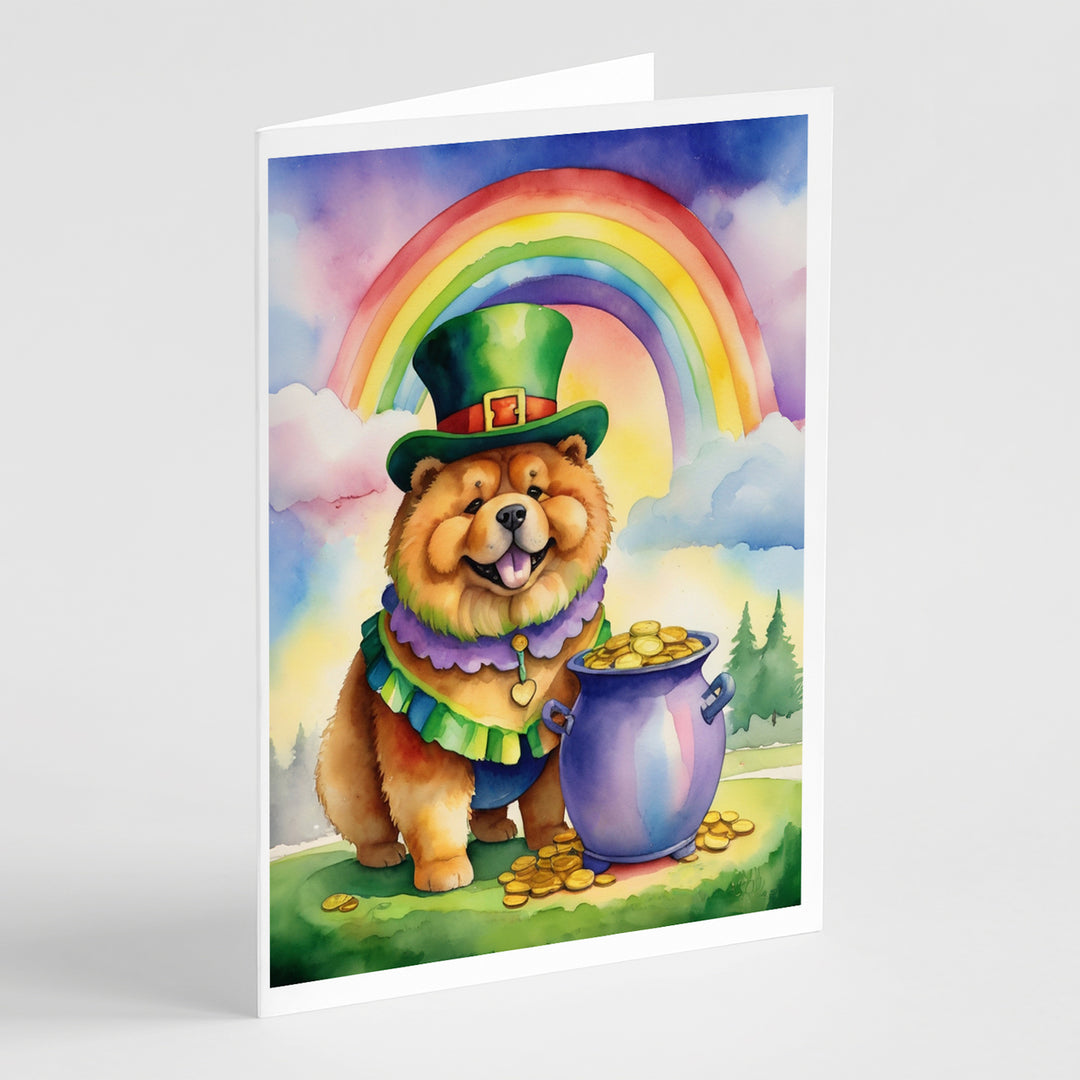 Yorkshire Terrier St Patricks Day Greeting Cards Pack of 8 Image 3