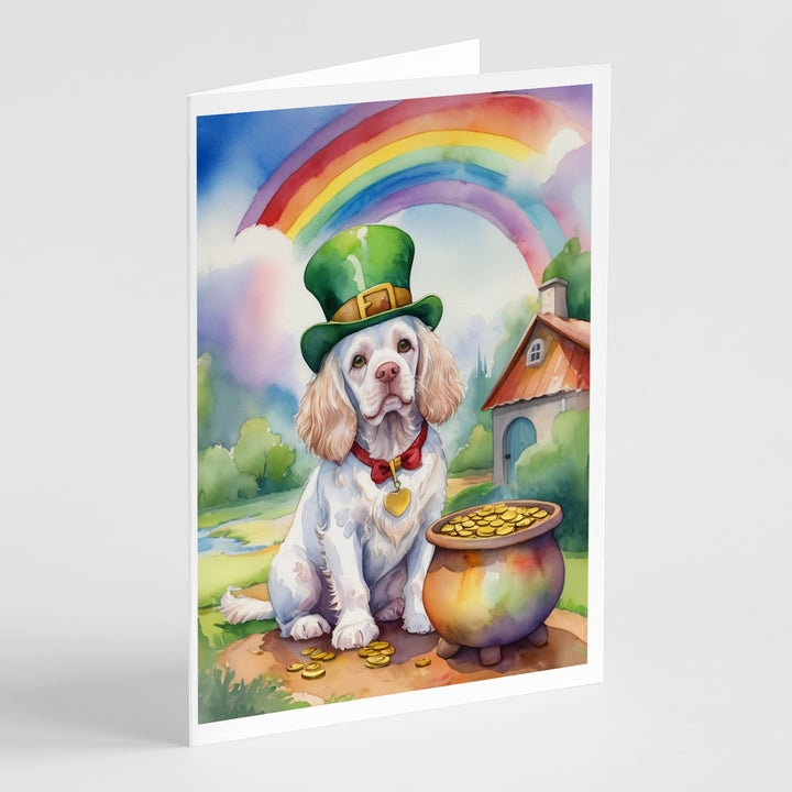 Yorkshire Terrier St Patricks Day Greeting Cards Pack of 8 Image 4