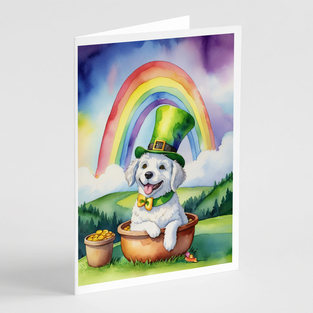 Yorkshire Terrier St Patricks Day Greeting Cards Pack of 8 Image 4