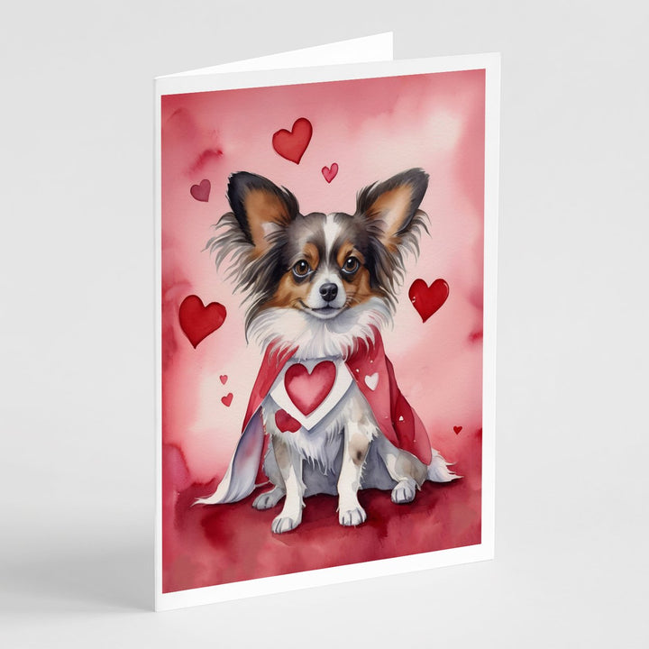 Yorkshire Terrier My Valentine Greeting Cards Pack of 8 Image 3