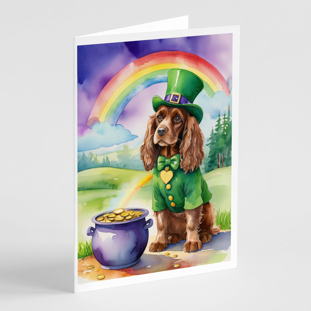 Yorkshire Terrier St Patricks Day Greeting Cards Pack of 8 Image 5