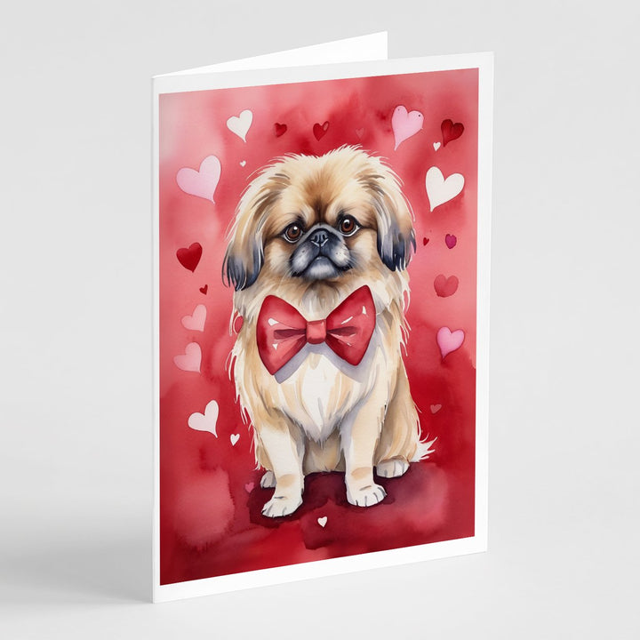 Yorkshire Terrier My Valentine Greeting Cards Pack of 8 Image 4