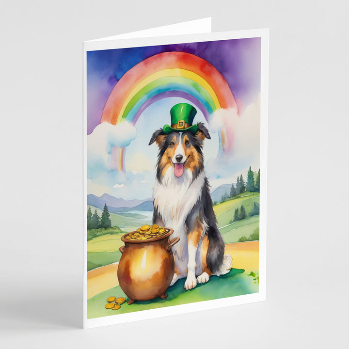 Yorkshire Terrier St Patricks Day Greeting Cards Pack of 8 Image 6