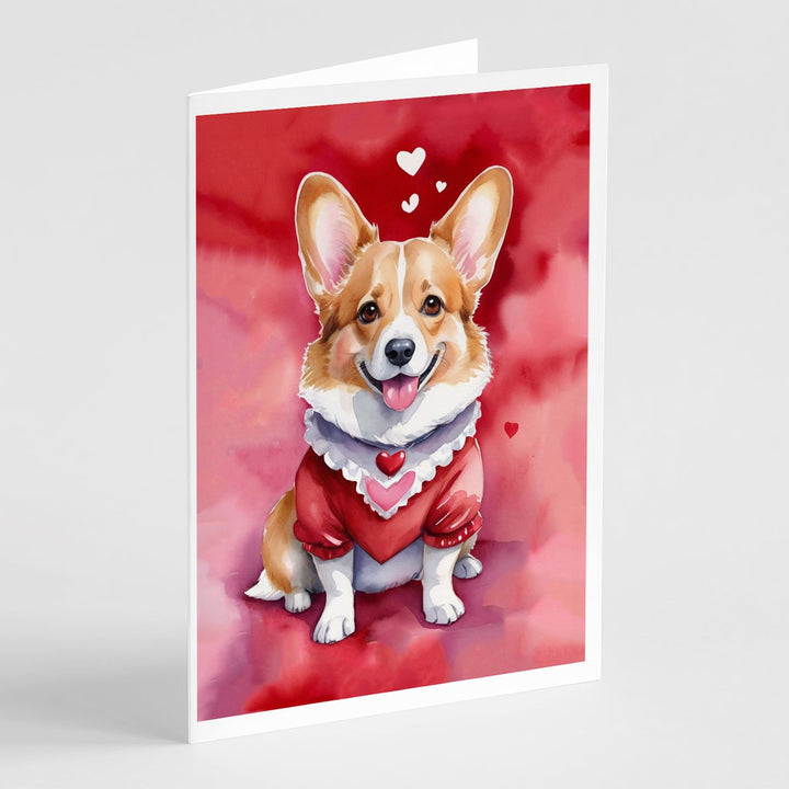 Yorkshire Terrier My Valentine Greeting Cards Pack of 8 Image 5