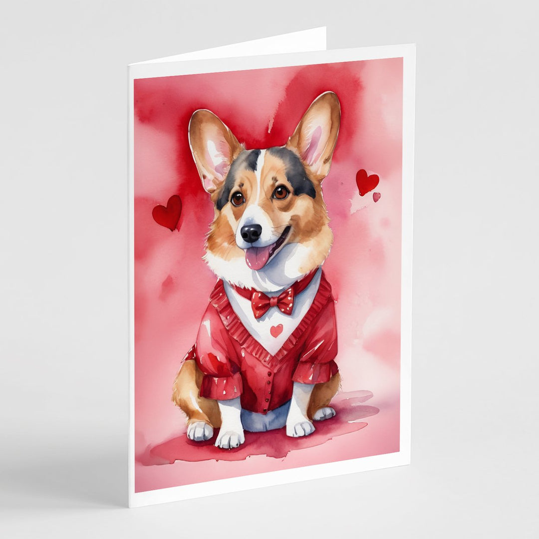 Yorkshire Terrier My Valentine Greeting Cards Pack of 8 Image 6