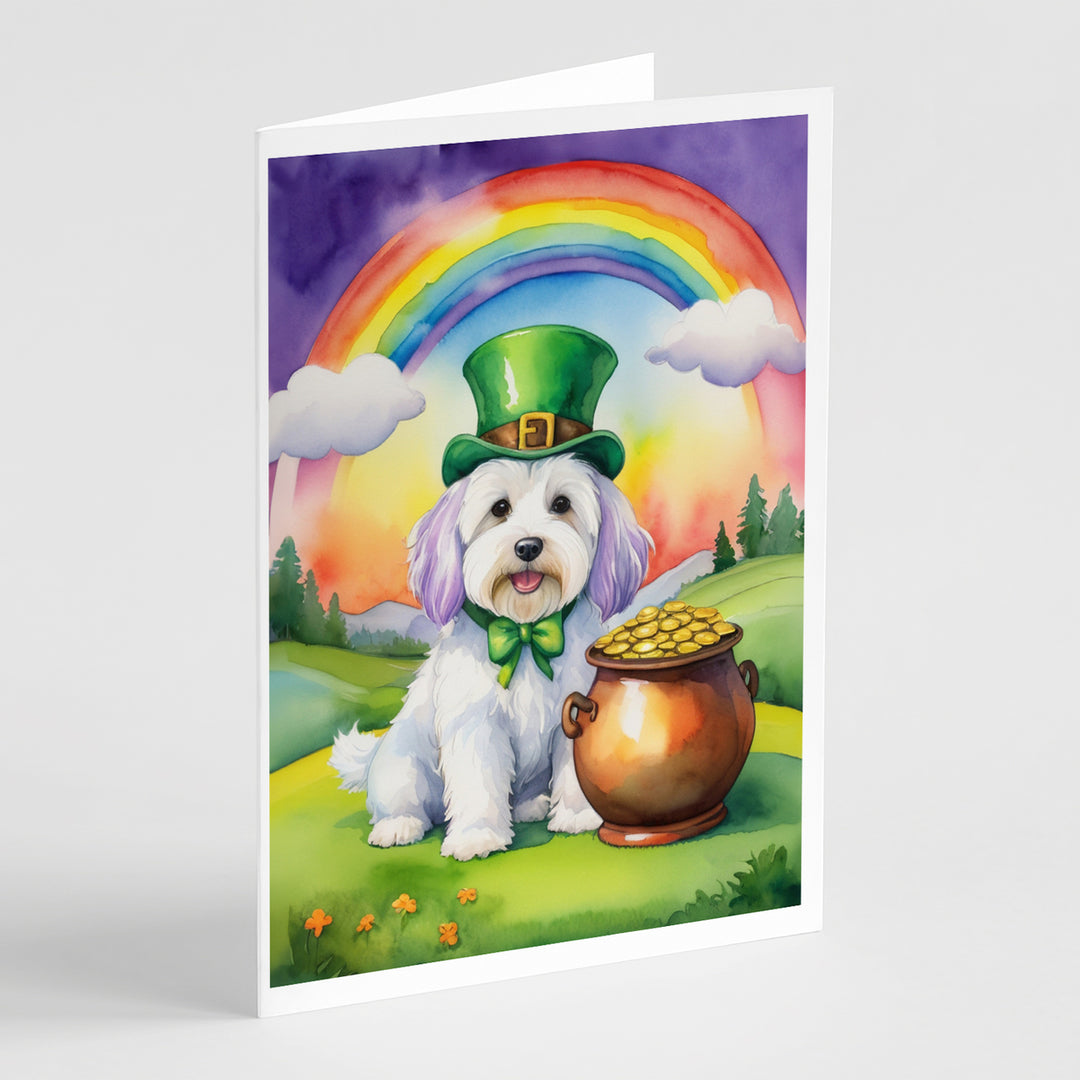 Yorkshire Terrier St Patricks Day Greeting Cards Pack of 8 Image 8