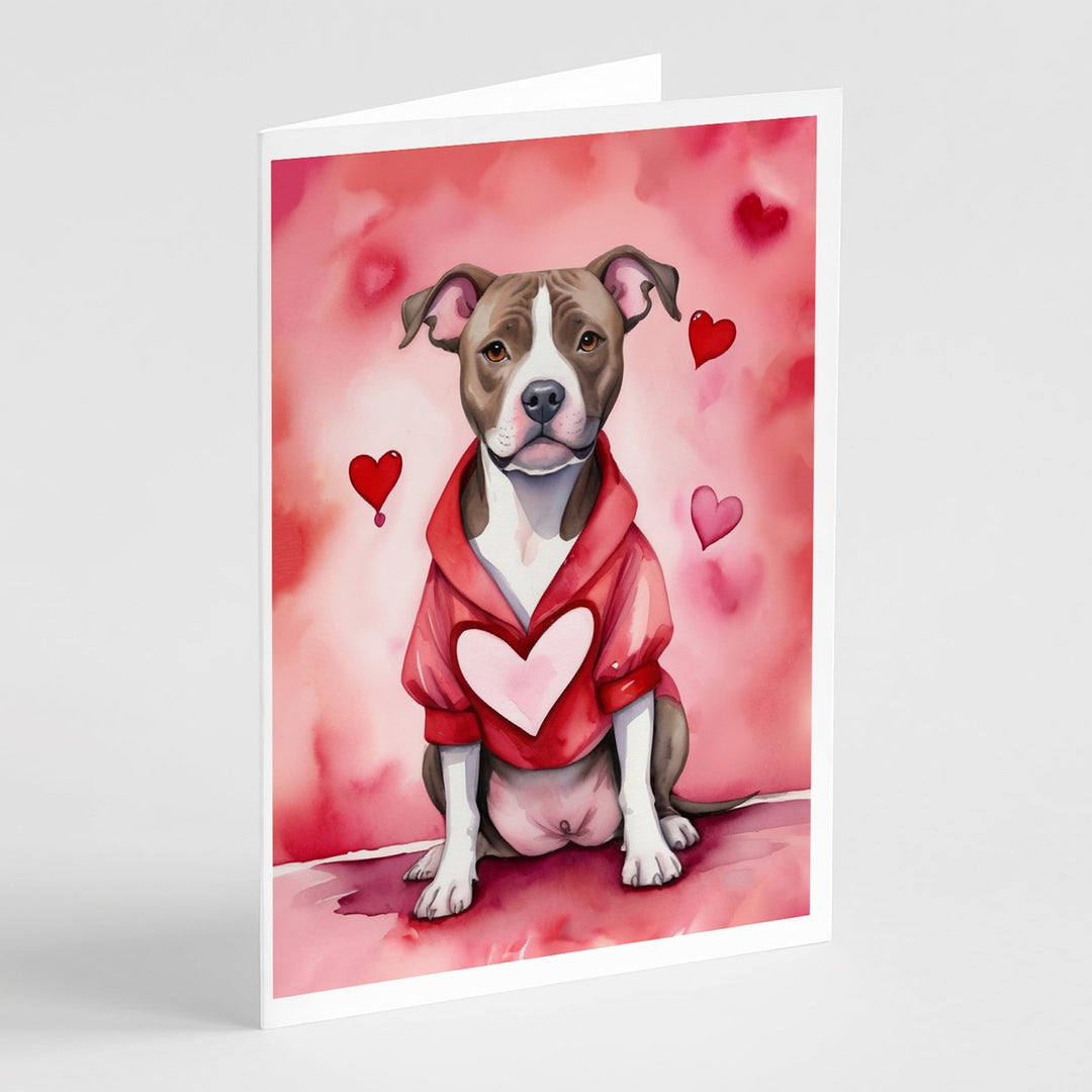 Yorkshire Terrier My Valentine Greeting Cards Pack of 8 Image 8