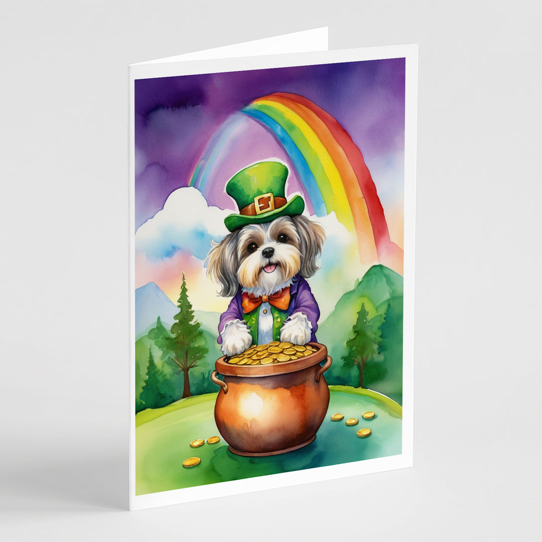 Yorkshire Terrier St Patricks Day Greeting Cards Pack of 8 Image 10