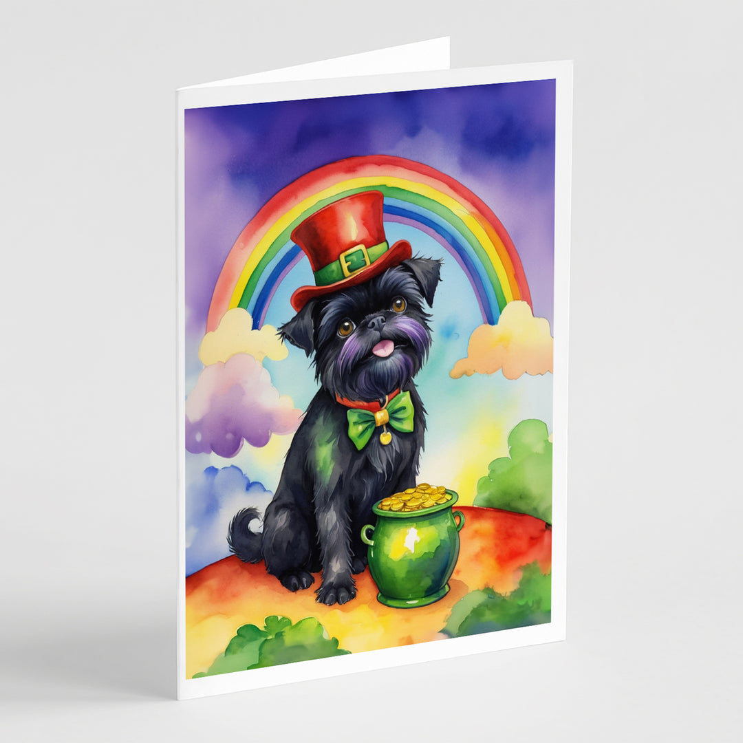 Yorkshire Terrier St Patricks Day Greeting Cards Pack of 8 Image 1