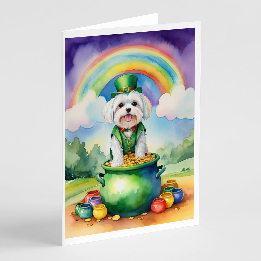 Yorkshire Terrier St Patricks Day Greeting Cards Pack of 8 Image 11