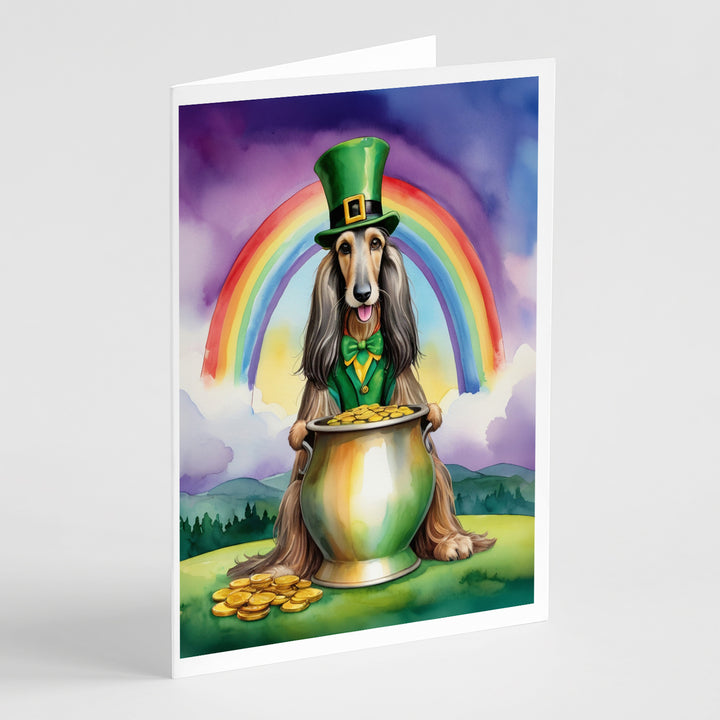 Yorkshire Terrier St Patricks Day Greeting Cards Pack of 8 Image 2