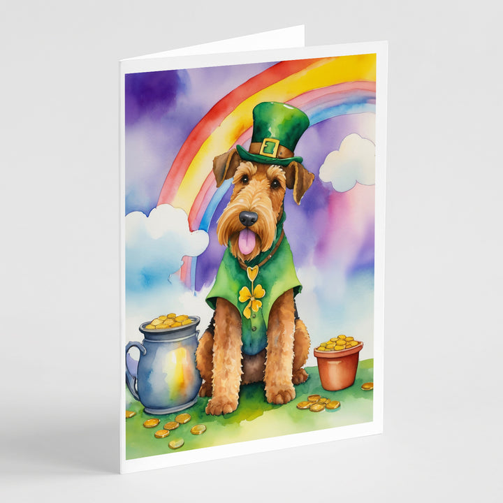 Yorkshire Terrier St Patricks Day Greeting Cards Pack of 8 Image 3