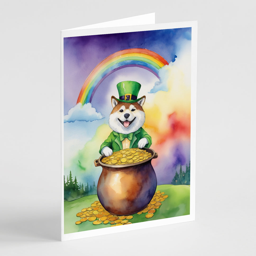 Yorkshire Terrier St Patricks Day Greeting Cards Pack of 8 Image 4