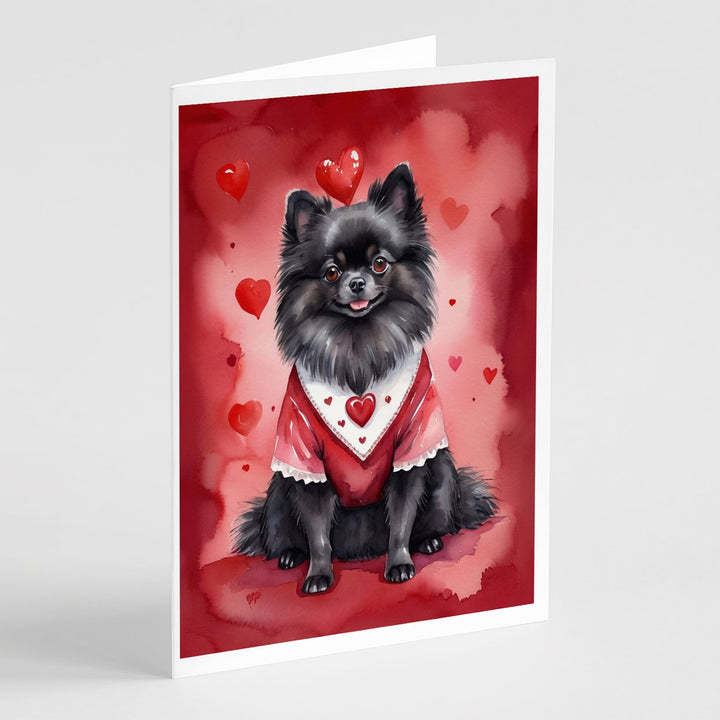 Yorkshire Terrier My Valentine Greeting Cards Pack of 8 Image 12