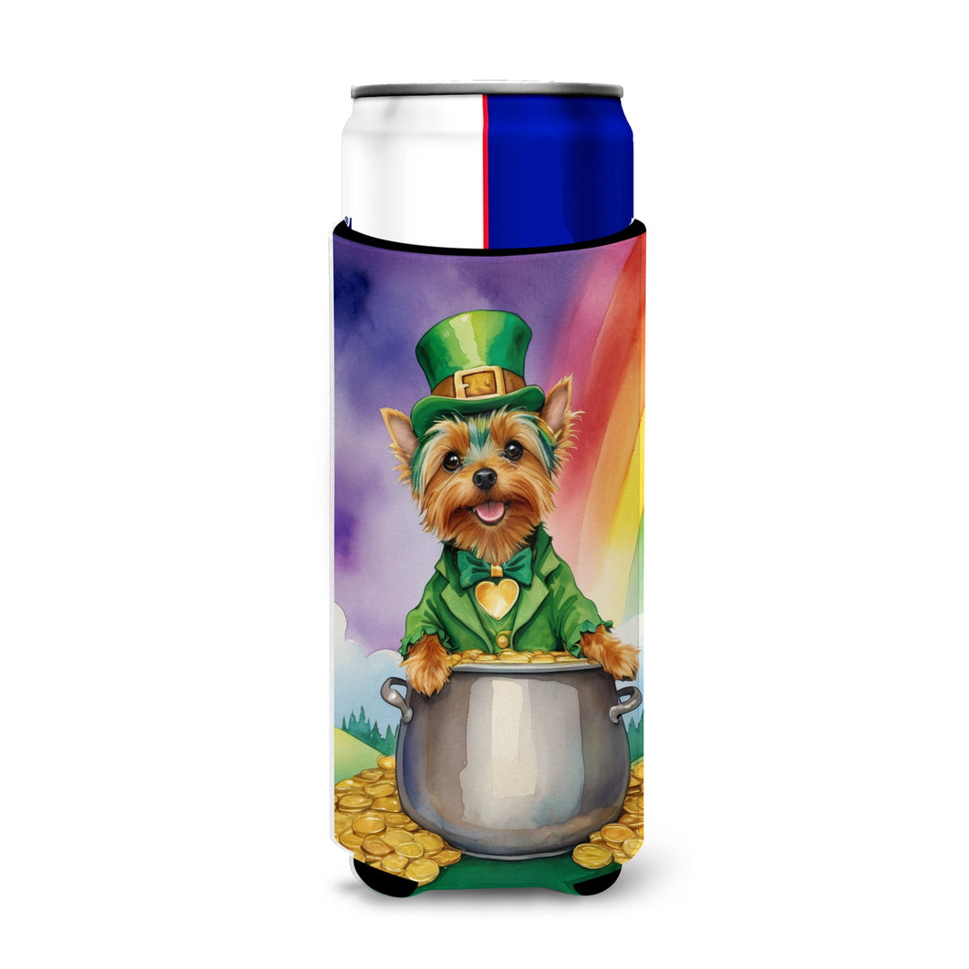 Yorkshire Terrier St Patricks Day Hugger for Ultra Slim Cans Image 2