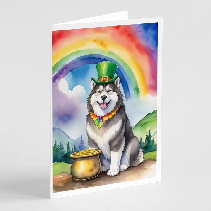 Yorkshire Terrier St Patricks Day Greeting Cards Pack of 8 Image 6