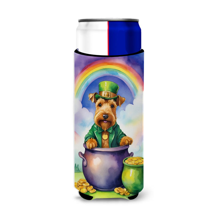 Yorkshire Terrier St Patricks Day Hugger for Ultra Slim Cans Image 1