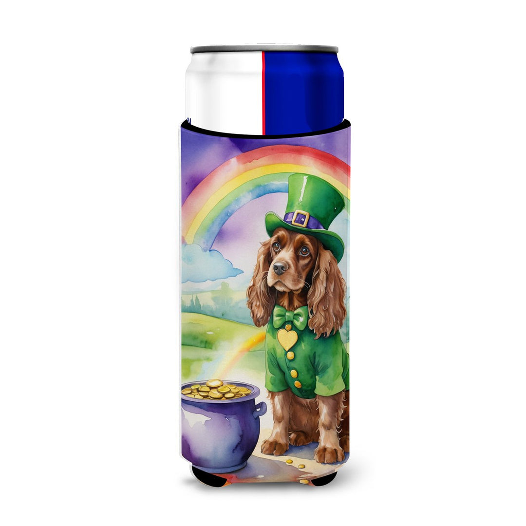 Yorkshire Terrier St Patricks Day Hugger for Ultra Slim Cans Image 1