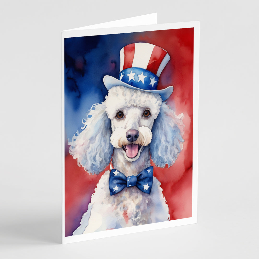 Yorkshire Terrier Patriotic American Greeting Cards Pack of 8 Image 3