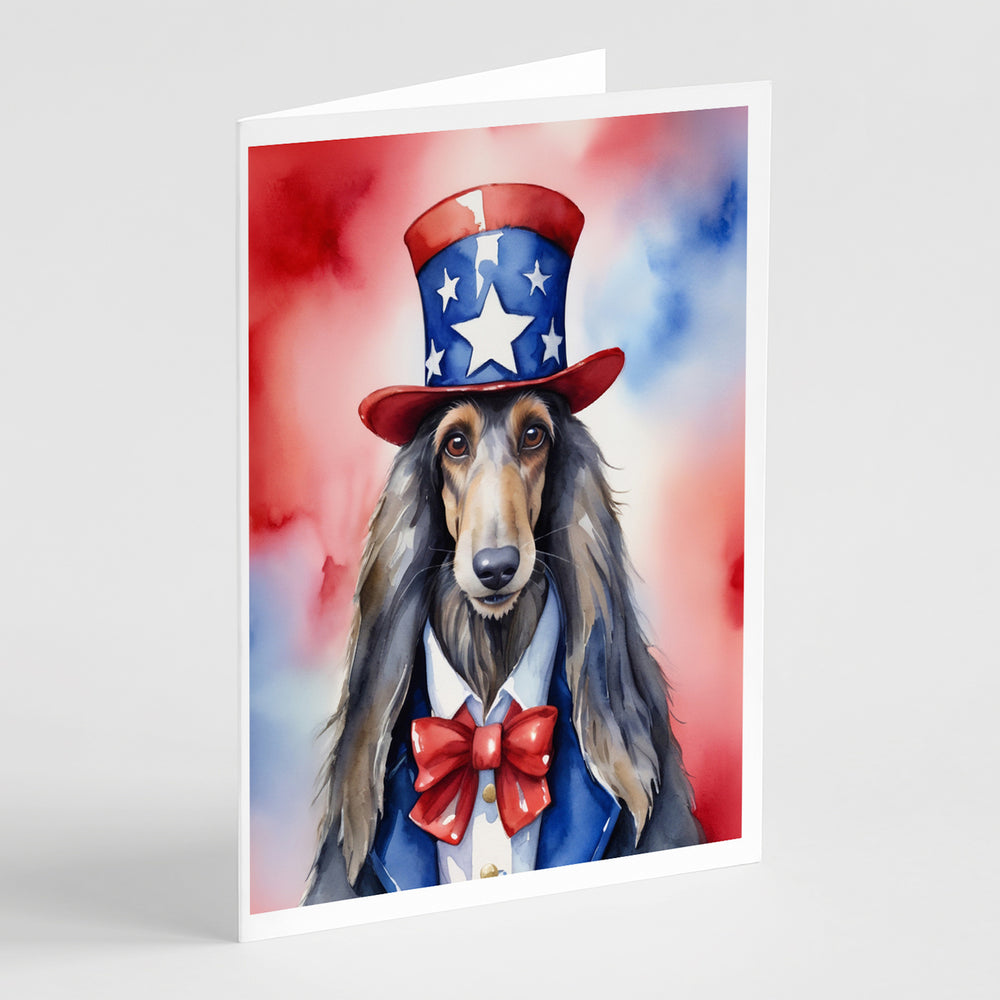 Yorkshire Terrier Patriotic American Greeting Cards Pack of 8 Image 2