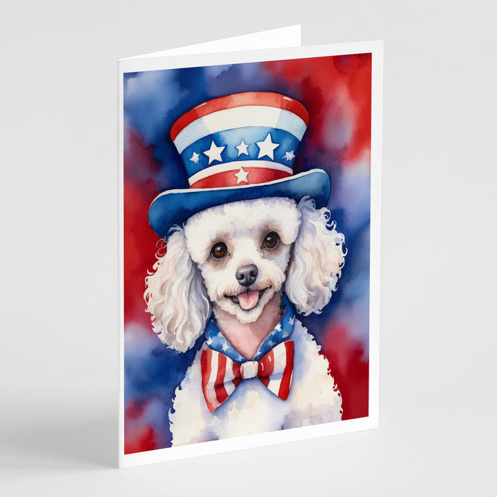 Yorkshire Terrier Patriotic American Greeting Cards Pack of 8 Image 4