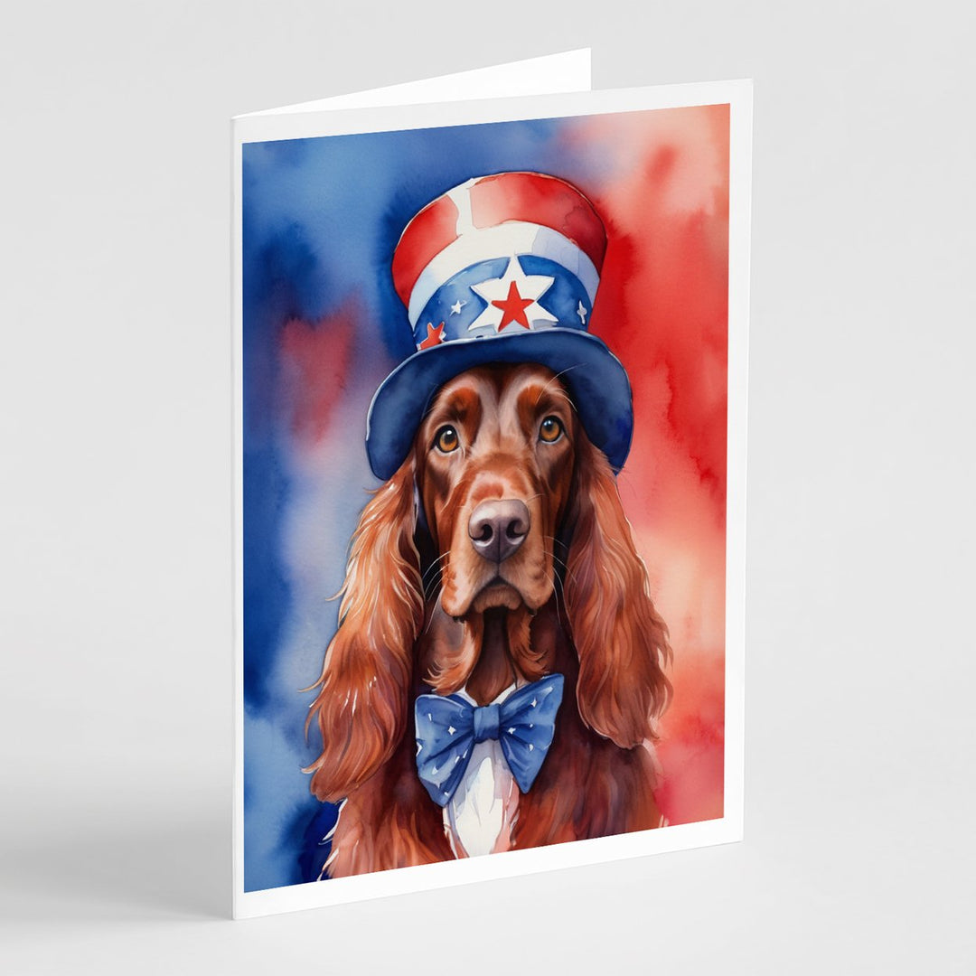 Yorkshire Terrier Patriotic American Greeting Cards Pack of 8 Image 6