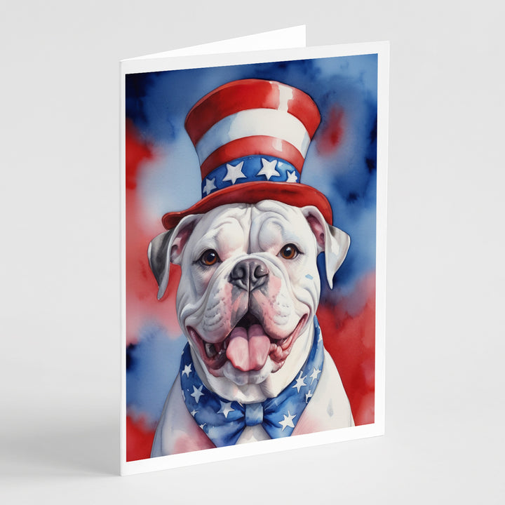 Yorkshire Terrier Patriotic American Greeting Cards Pack of 8 Image 7