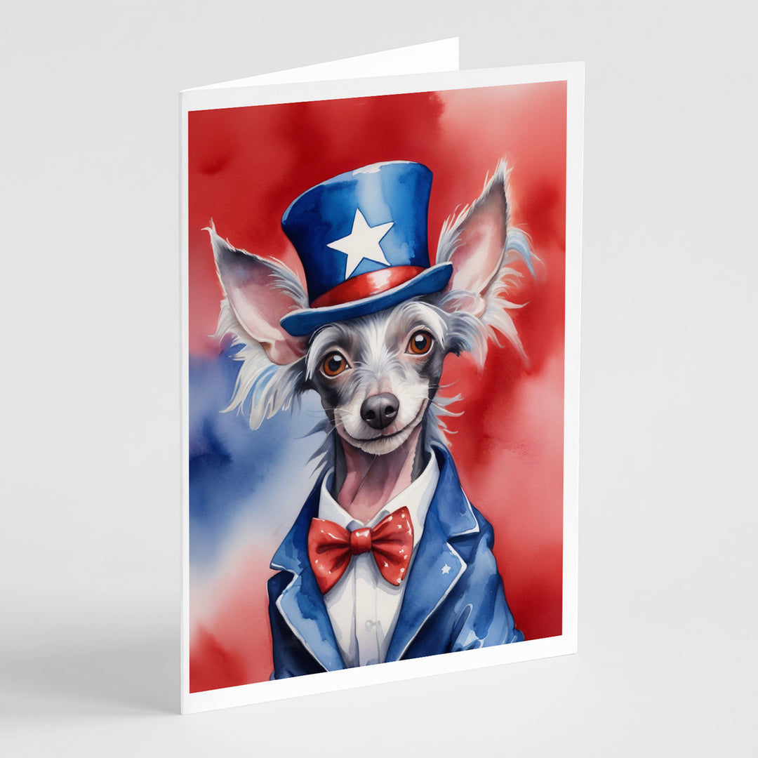 Yorkshire Terrier Patriotic American Greeting Cards Pack of 8 Image 6