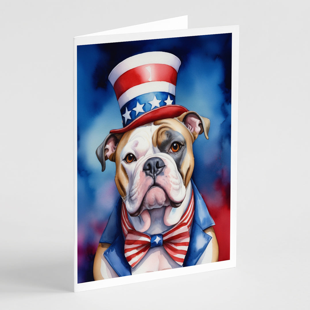 Yorkshire Terrier Patriotic American Greeting Cards Pack of 8 Image 8