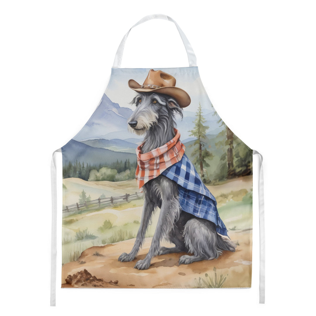 Yorkshire Terrier Yorkie Cowboy Welcome Apron Image 3