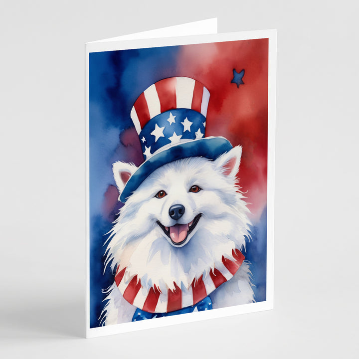 Yorkshire Terrier Patriotic American Greeting Cards Pack of 8 Image 10