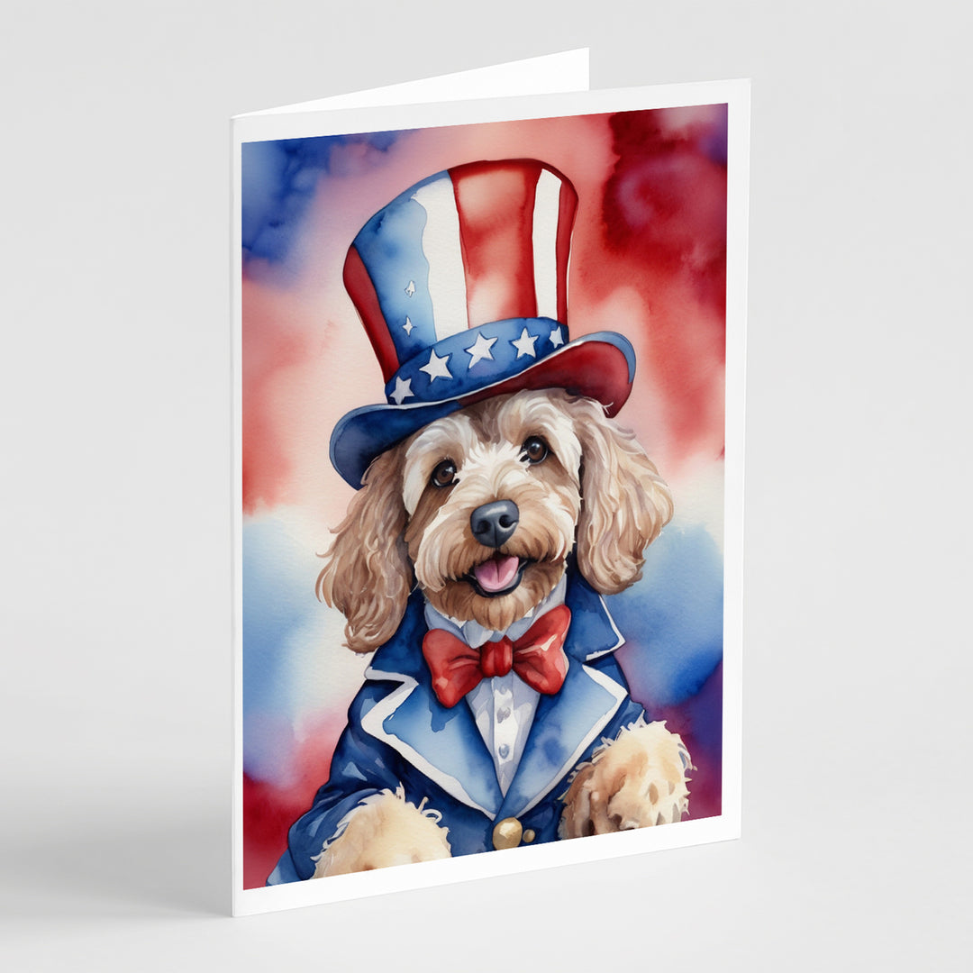 Yorkshire Terrier Patriotic American Greeting Cards Pack of 8 Image 10