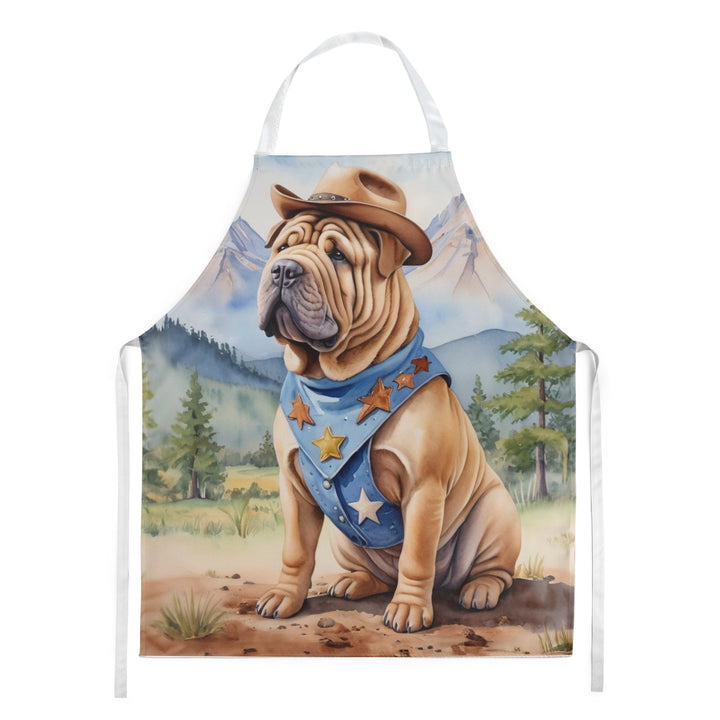 Yorkshire Terrier Yorkie Cowboy Welcome Apron Image 6