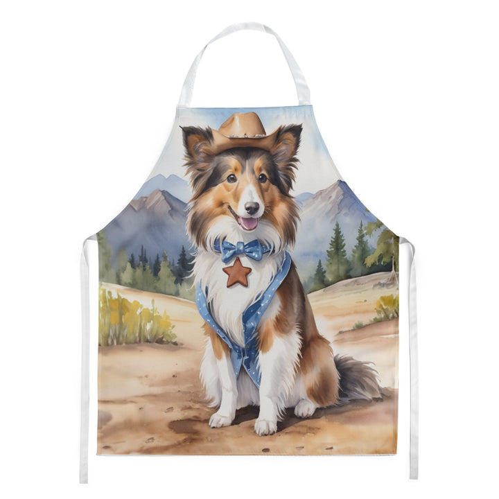 Yorkshire Terrier Yorkie Cowboy Welcome Apron Image 7