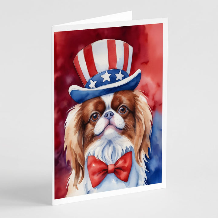 Yorkshire Terrier Patriotic American Greeting Cards Pack of 8 Image 12