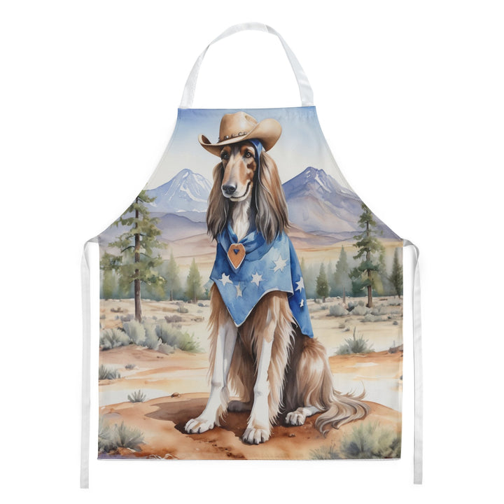 Yorkshire Terrier Yorkie Cowboy Welcome Apron Image 2