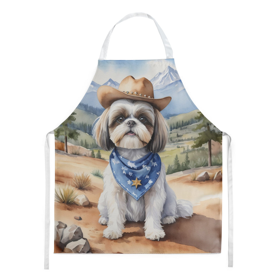 Yorkshire Terrier Yorkie Cowboy Welcome Apron Image 9