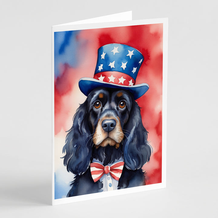 Yorkshire Terrier Patriotic American Greeting Cards Pack of 8 Image 11