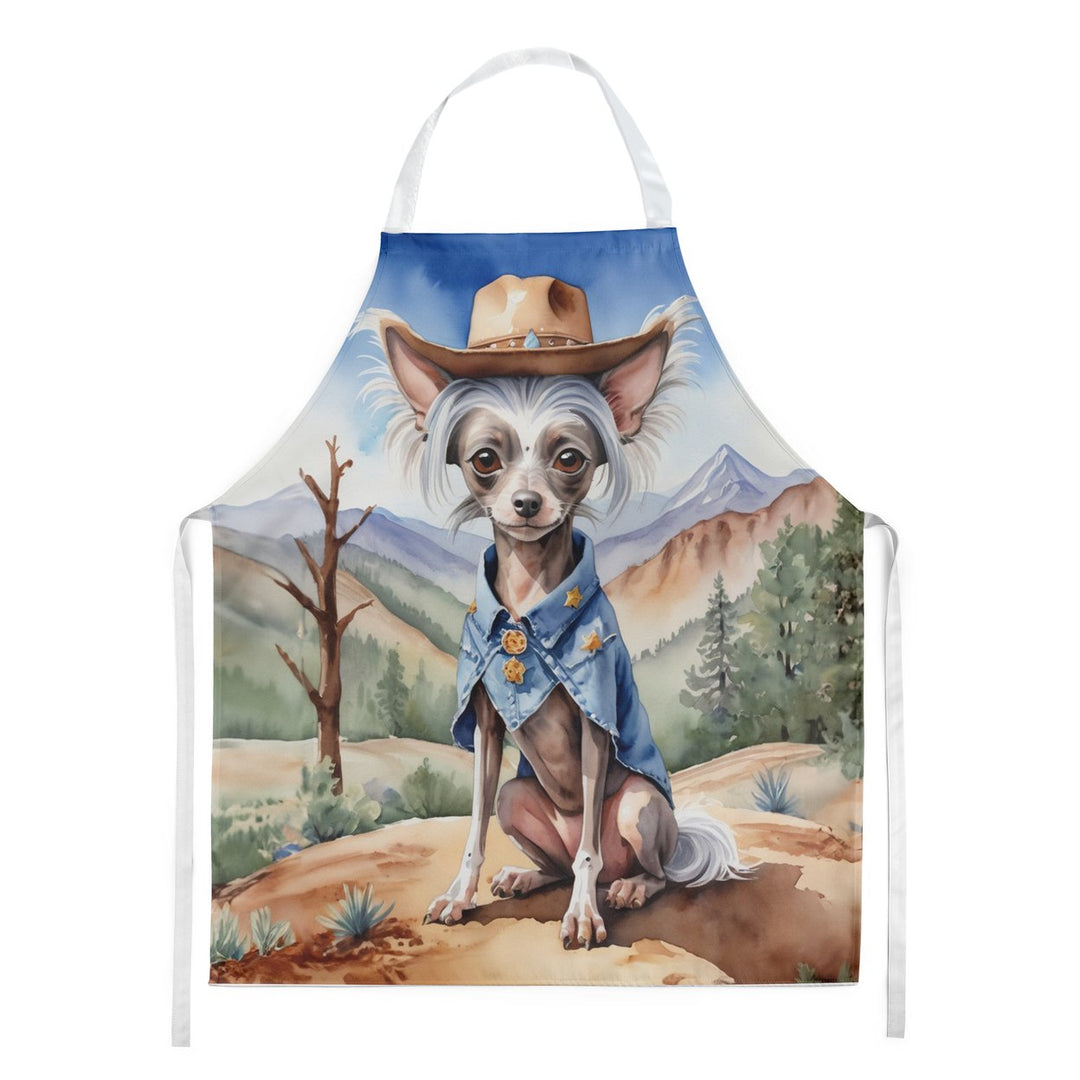 Yorkshire Terrier Yorkie Cowboy Welcome Apron Image 3