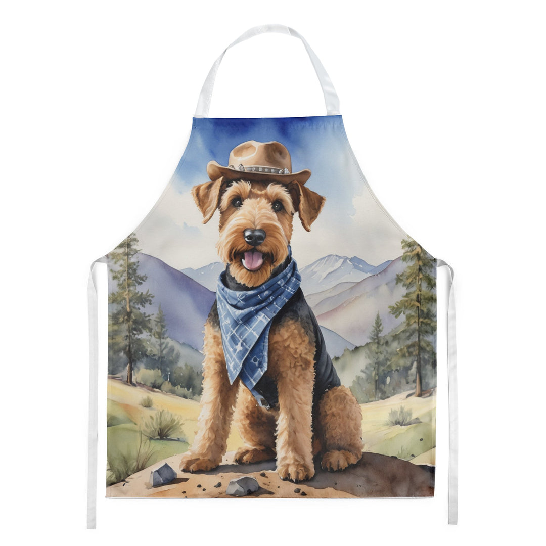 Yorkshire Terrier Yorkie Cowboy Welcome Apron Image 3