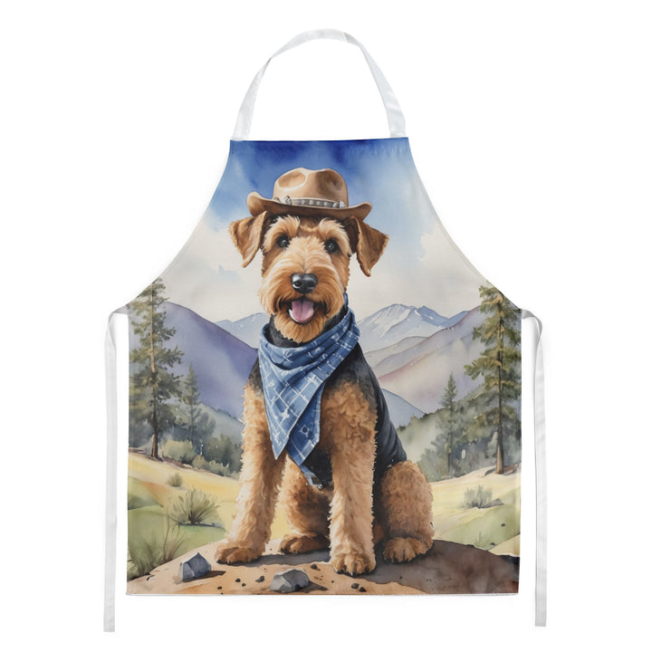 Yorkshire Terrier Yorkie Cowboy Welcome Apron Image 3